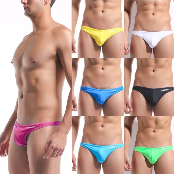 Men Sexy Low Rise Jockstrap Swimming Brief Bikini Swimwear Beachwear